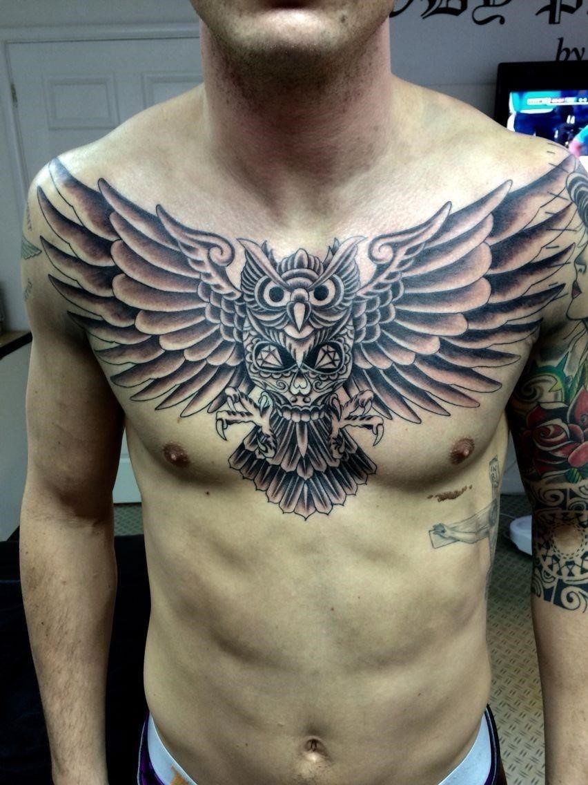 chest piece tattoo ideas for men 0051