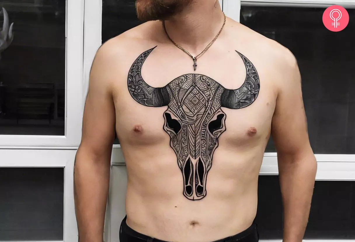 chest piece tattoo ideas for men 0065