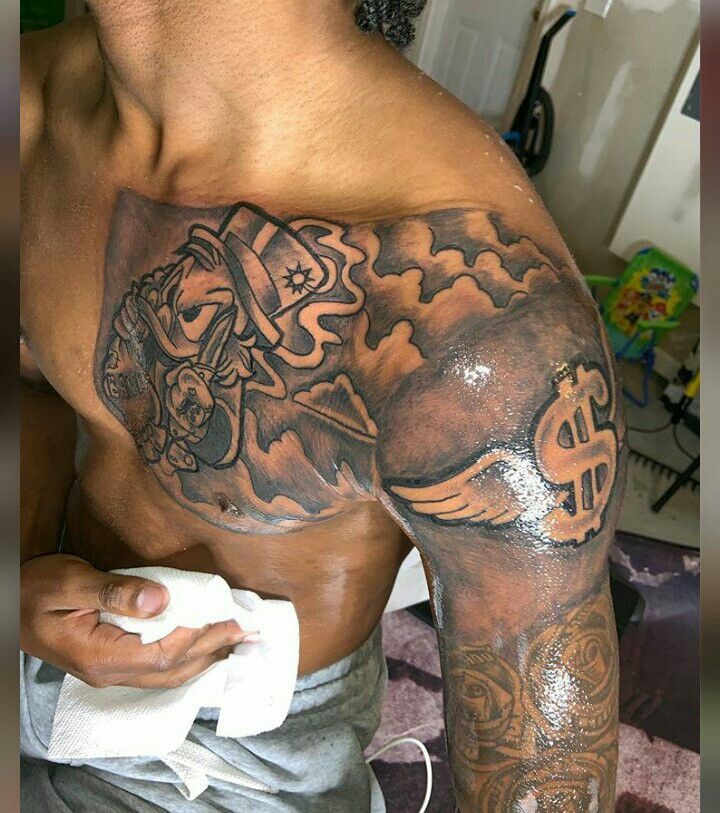 chest tattoos for black men 0011