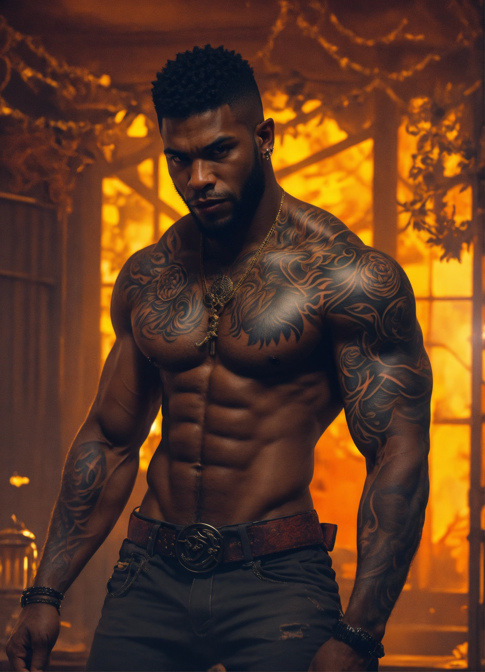 chest tattoos for black men 0032