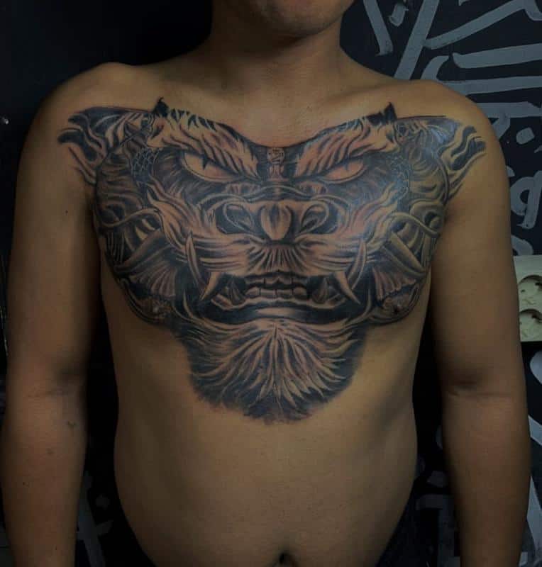 chest tattoos for black men 0033