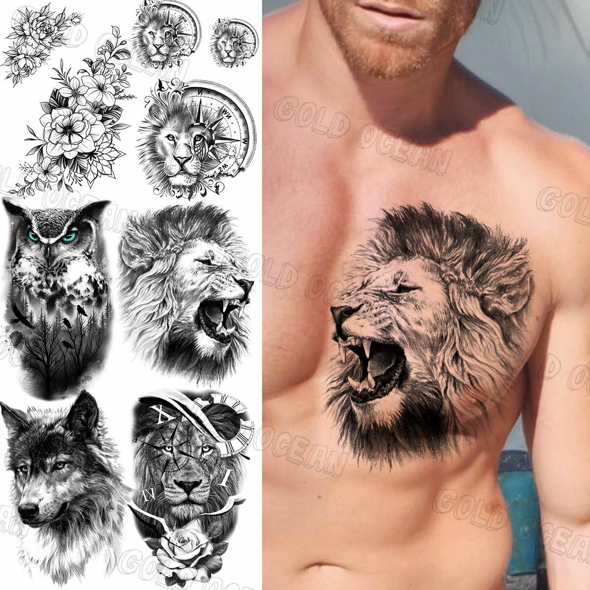 chest tattoos for black men 0035