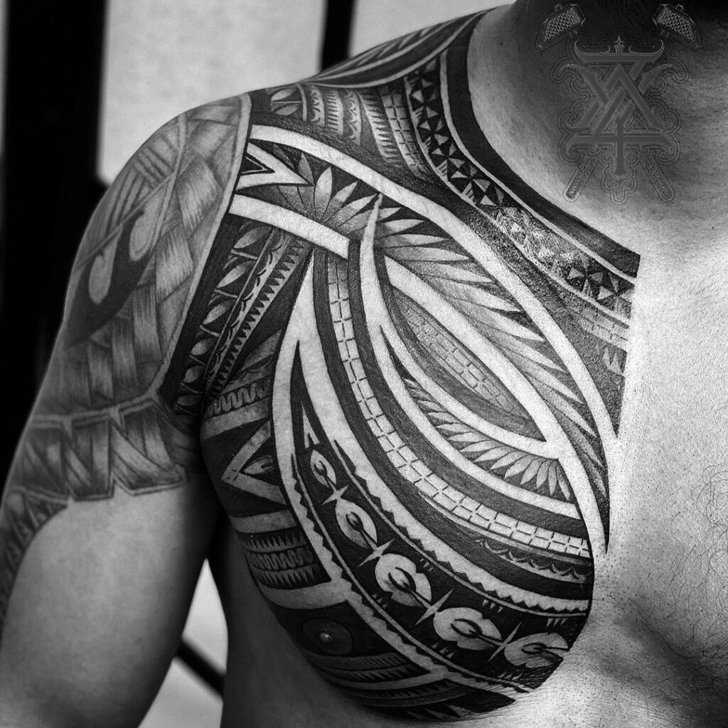 chest tattoos for black men 0043