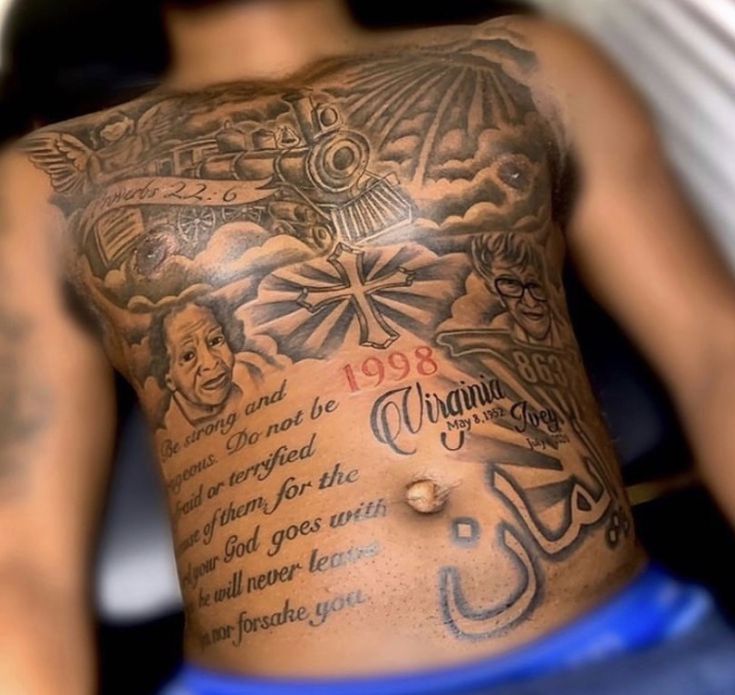 chest tattoos for black men 0049