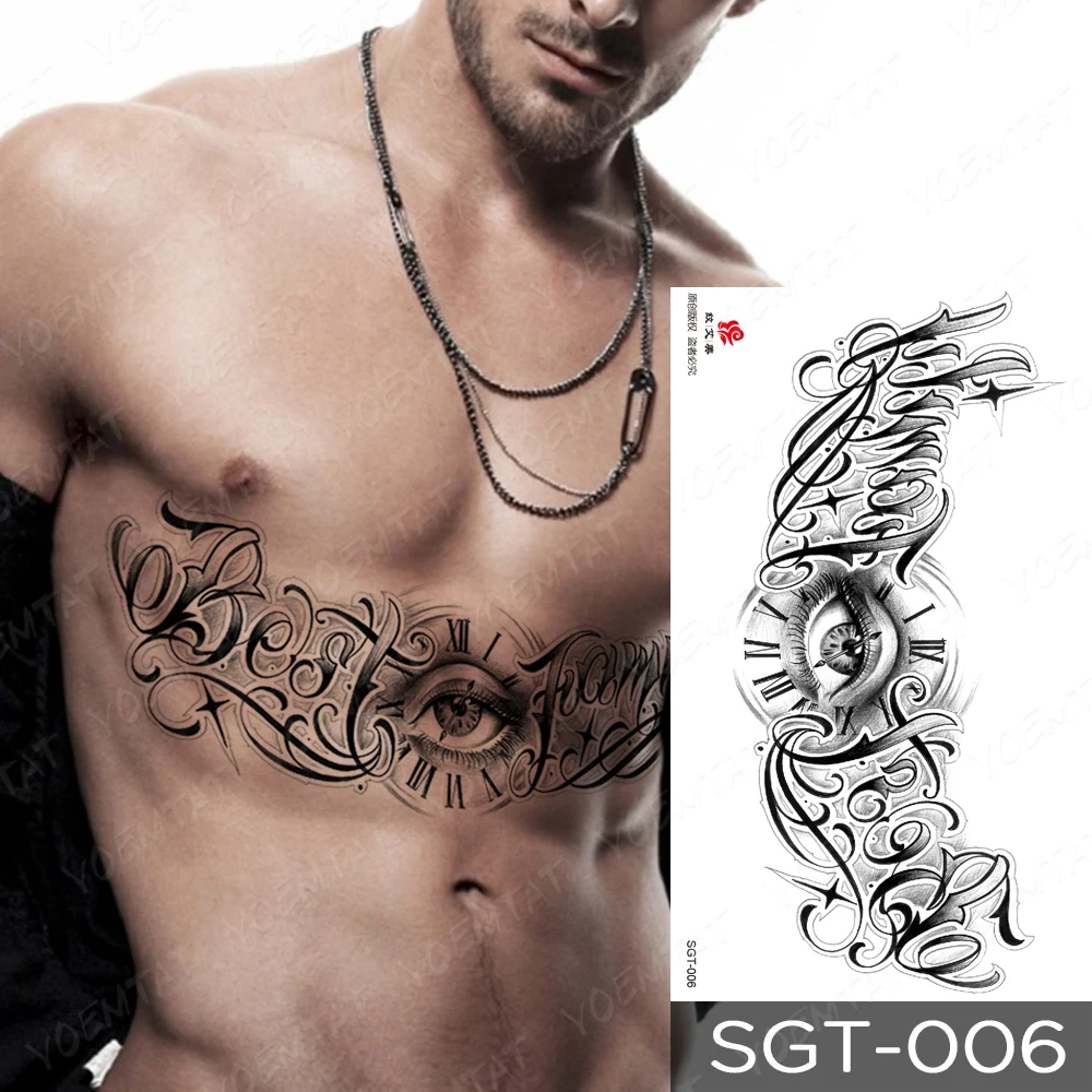 chest tattoos for black men 0056