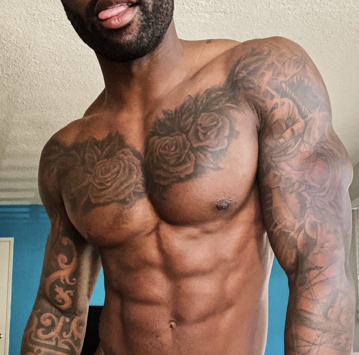 chest tattoos for black men 0072