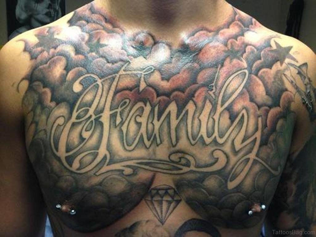 chest tattoos for black men 0086