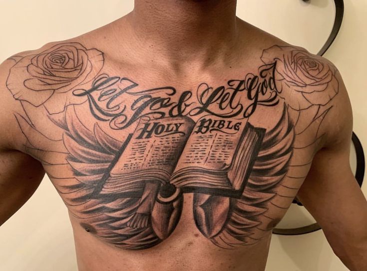 chest tattoos for black men 0090