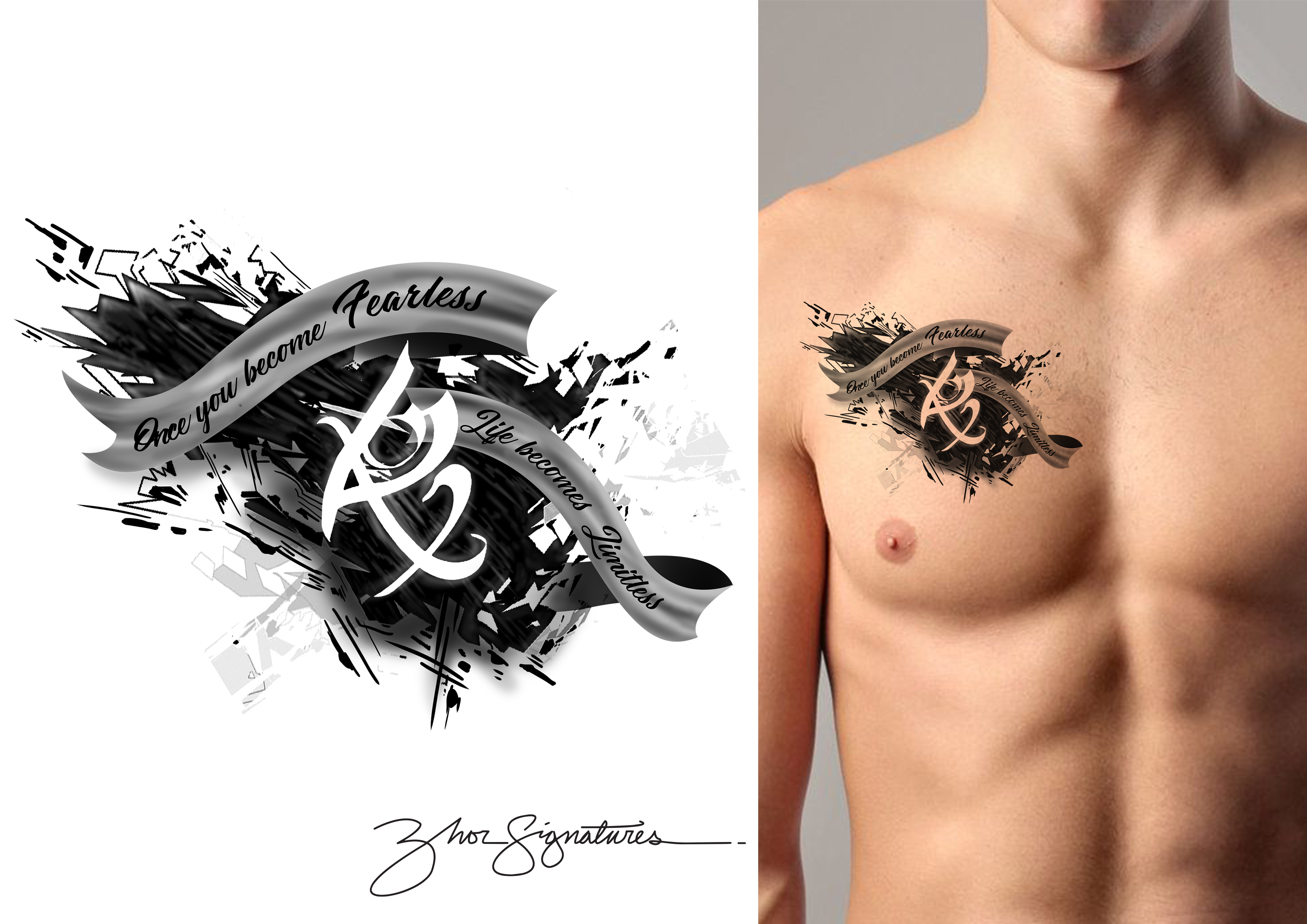 chest tattoos for men small