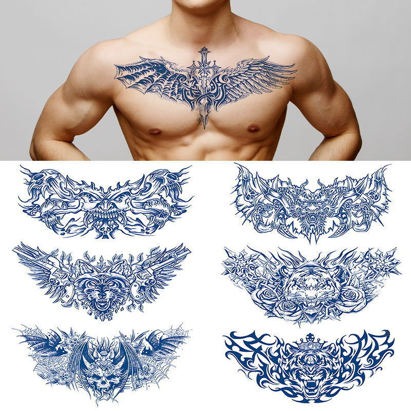 chest tattoos for men wings 0018