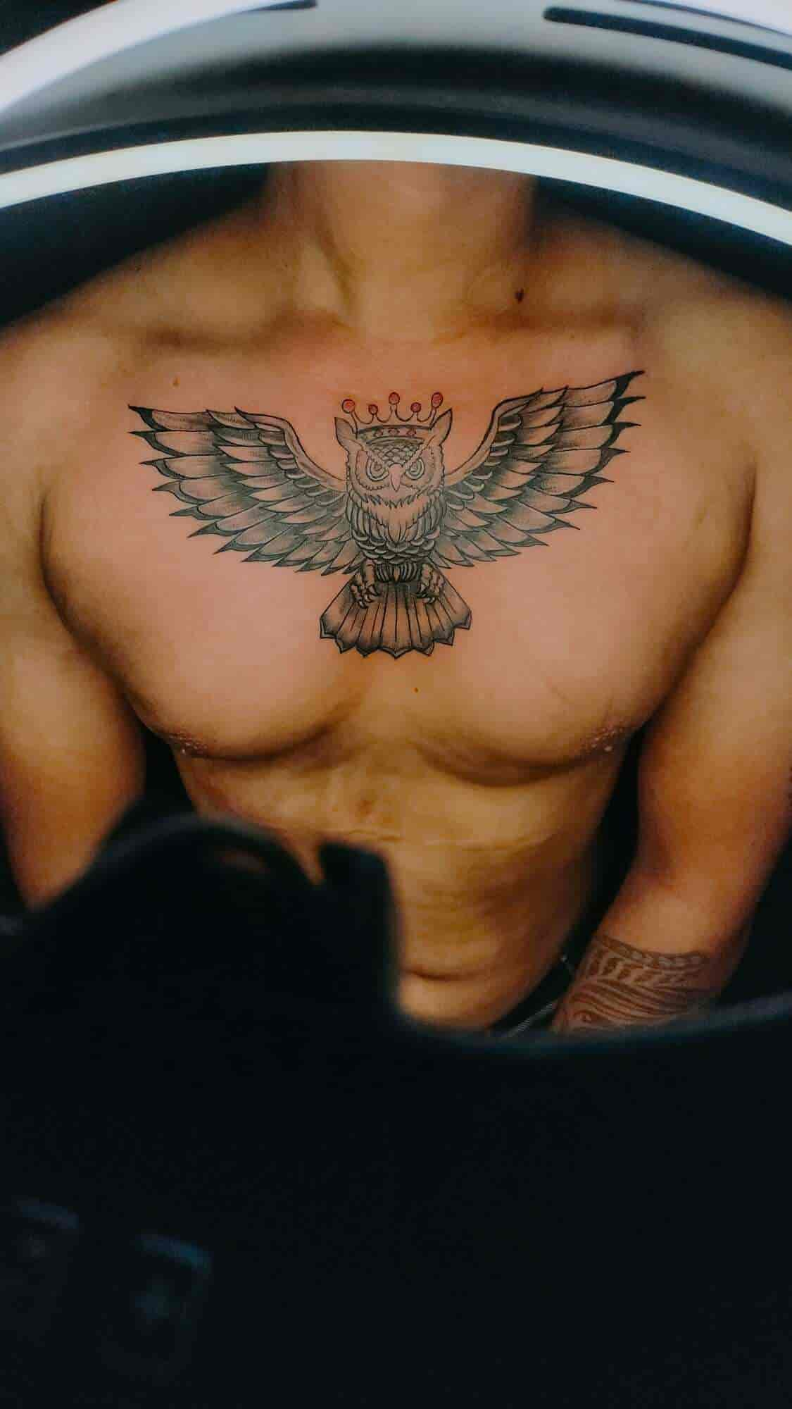 chest tattoos for men wings 0037