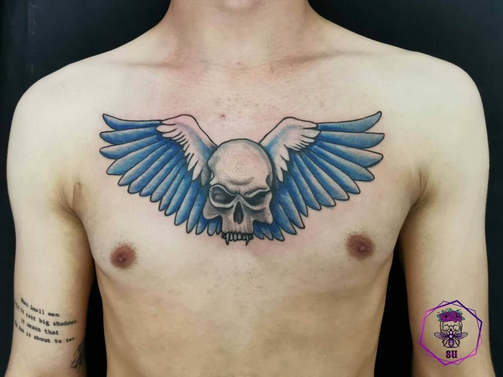 chest tattoos for men wings 0043