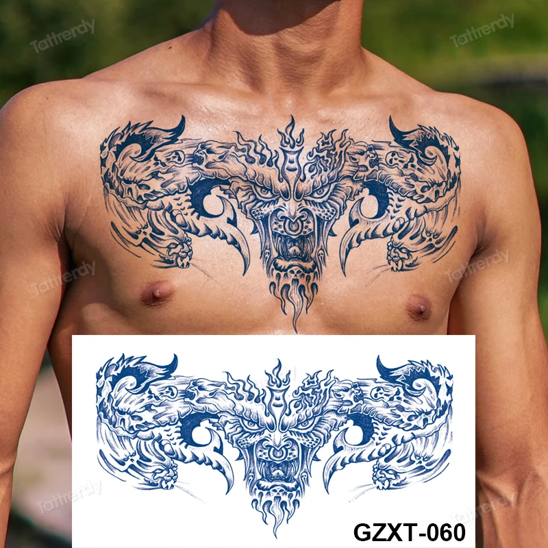 chest tattoos for men wings 0076