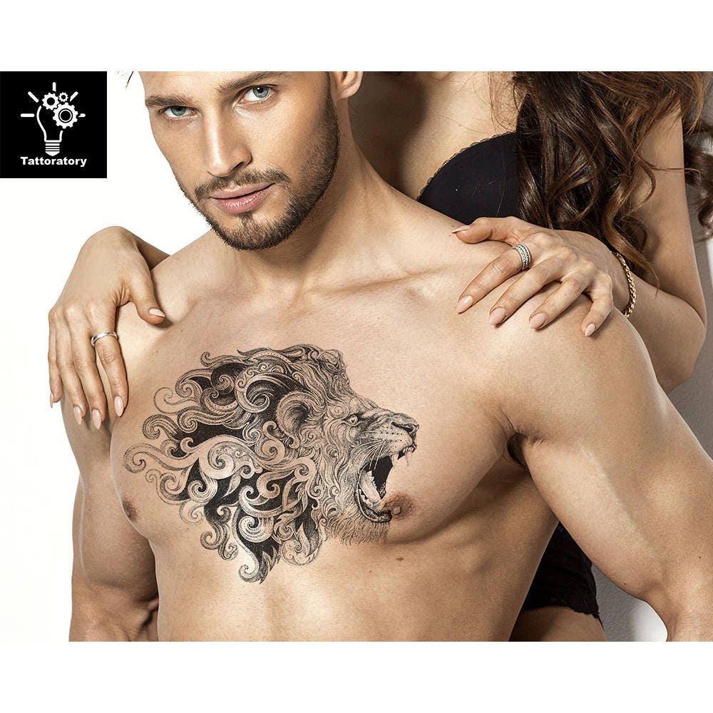 chest tattoos for men wings 0080