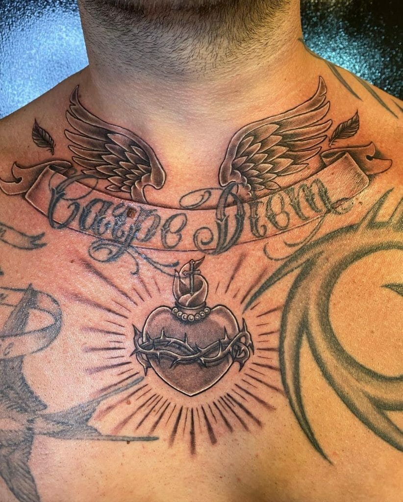 chest tattoos for men wings 0082