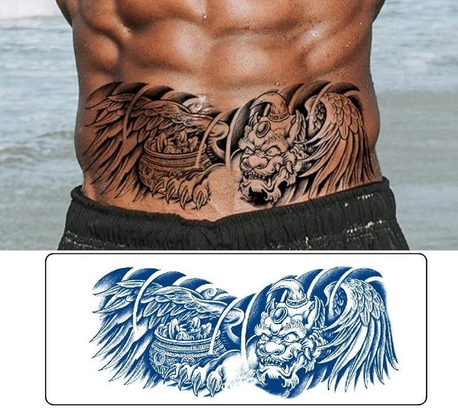 chest tattoos for men wings 0083