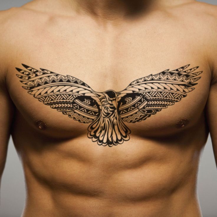 chest tattoos for men wings 0089