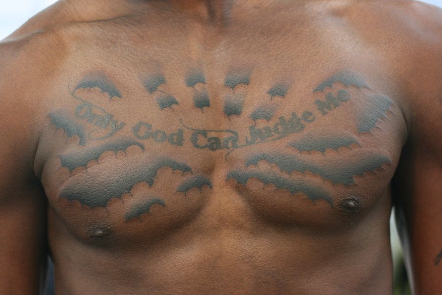 chest tattoos for men with clouds 0020