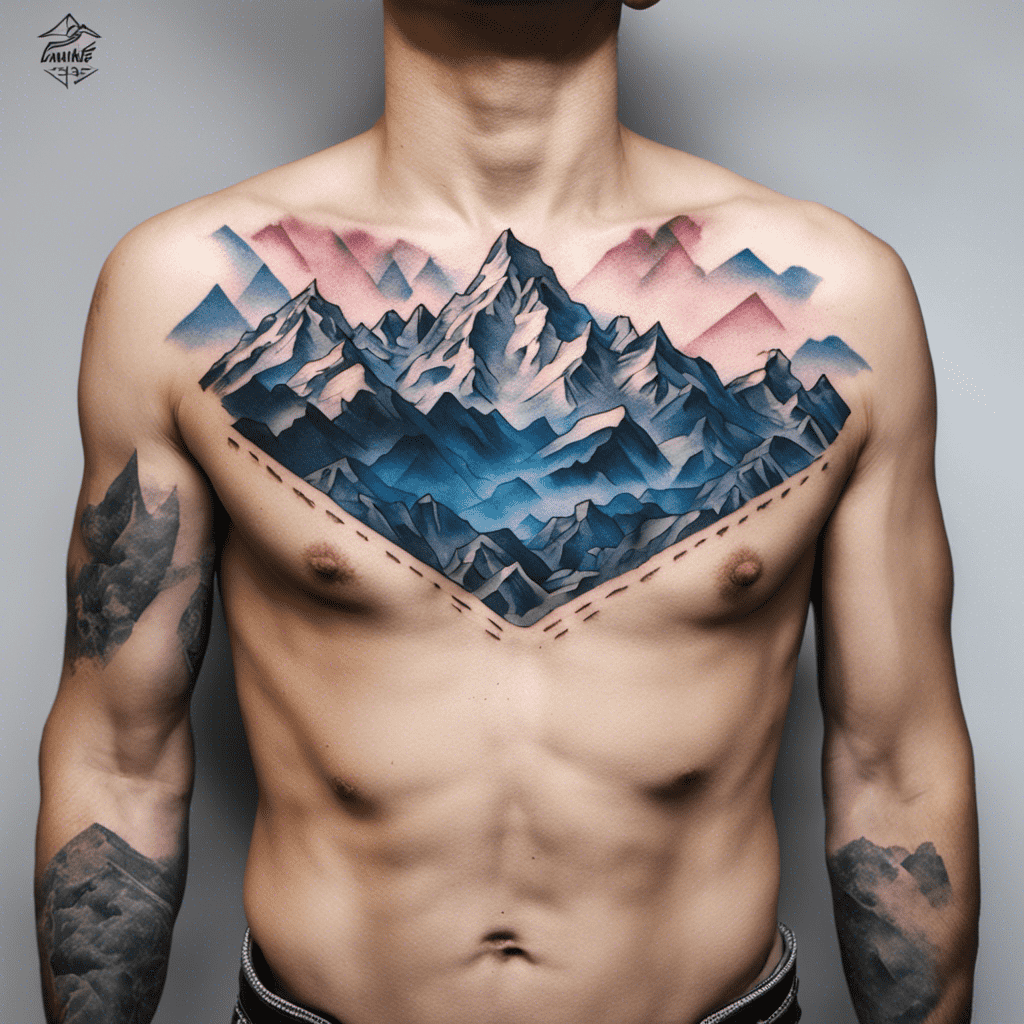 chest tattoos for men with clouds 0021