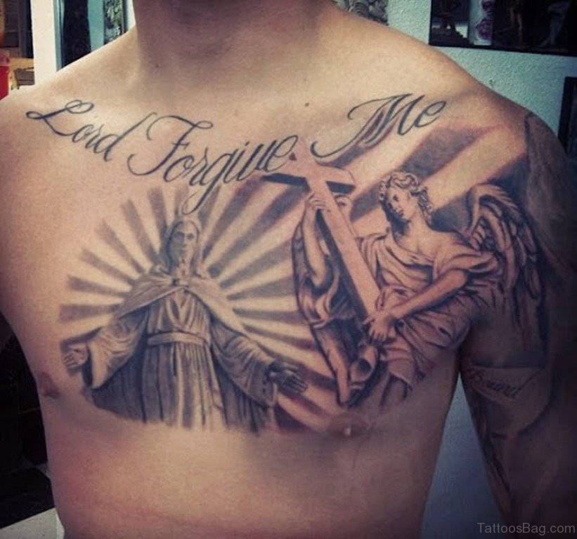 chest tattoos for men with clouds 0036