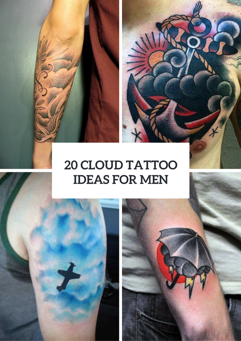 chest tattoos for men with clouds 0040