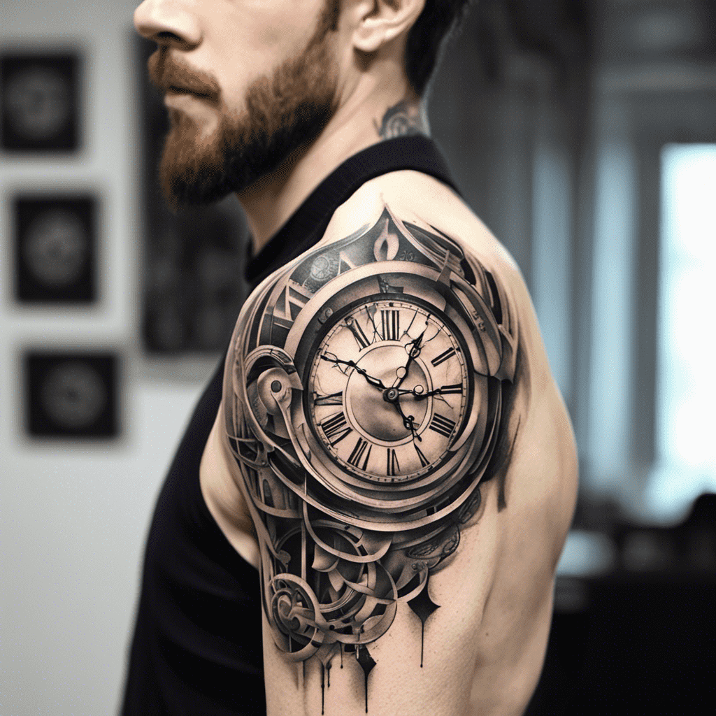 chest tattoos for men with clouds 0063