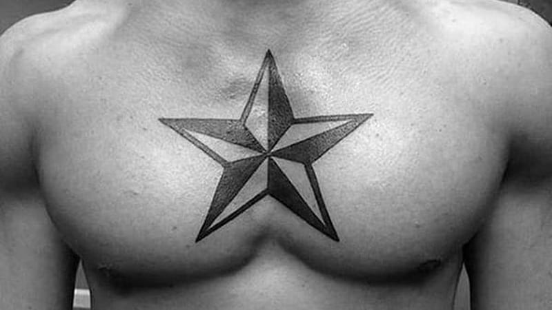 chest tattoos for men with clouds 0089