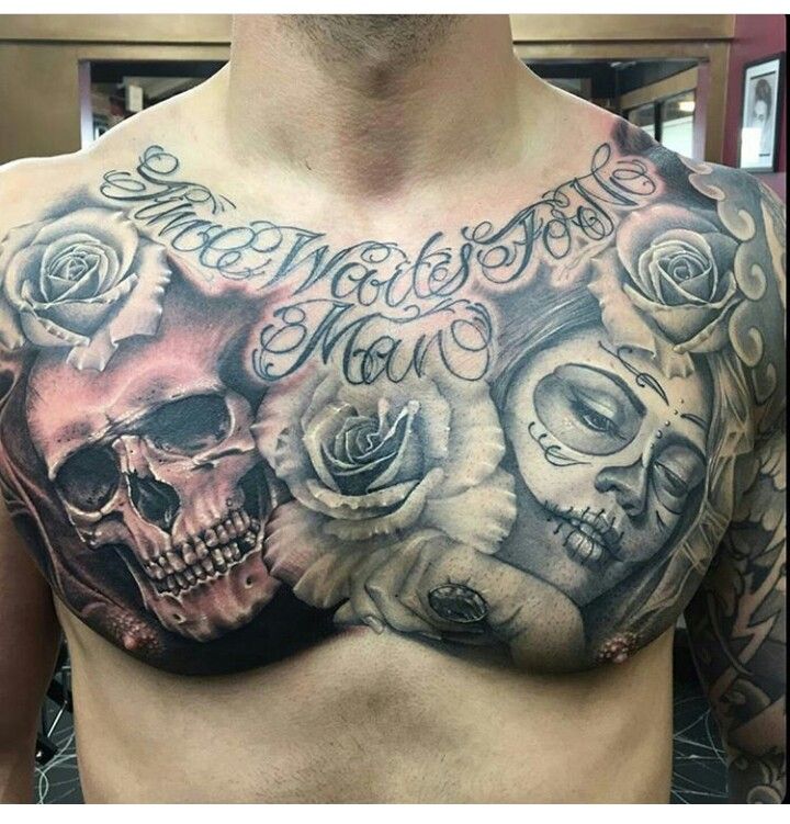 Chicano chest tattoos for men 0061