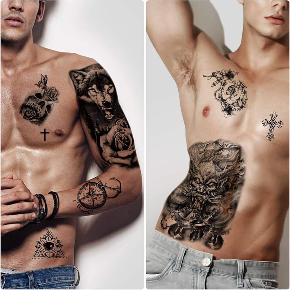 Chicano chest tattoos for men 0083