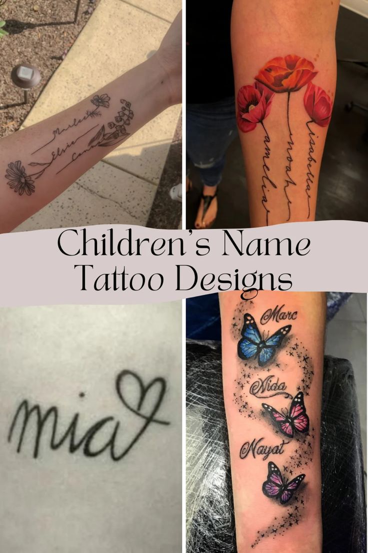 childrens name tattoos for men 0099