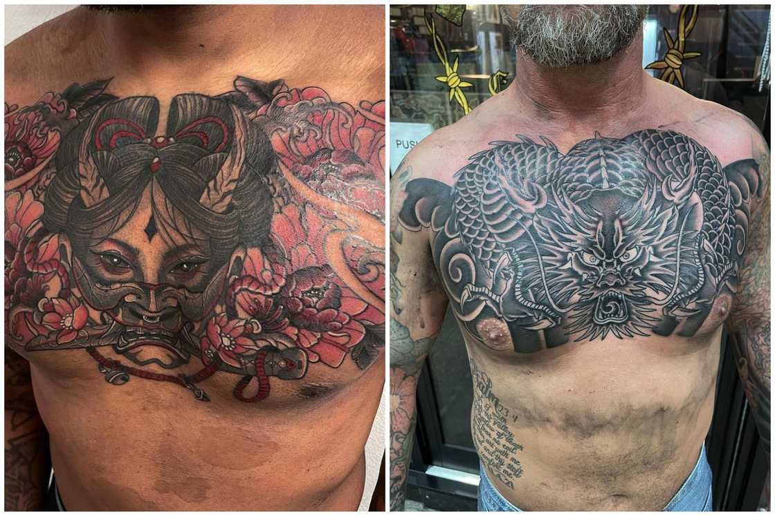 choosing the right artist for cover up chest tattoos for men