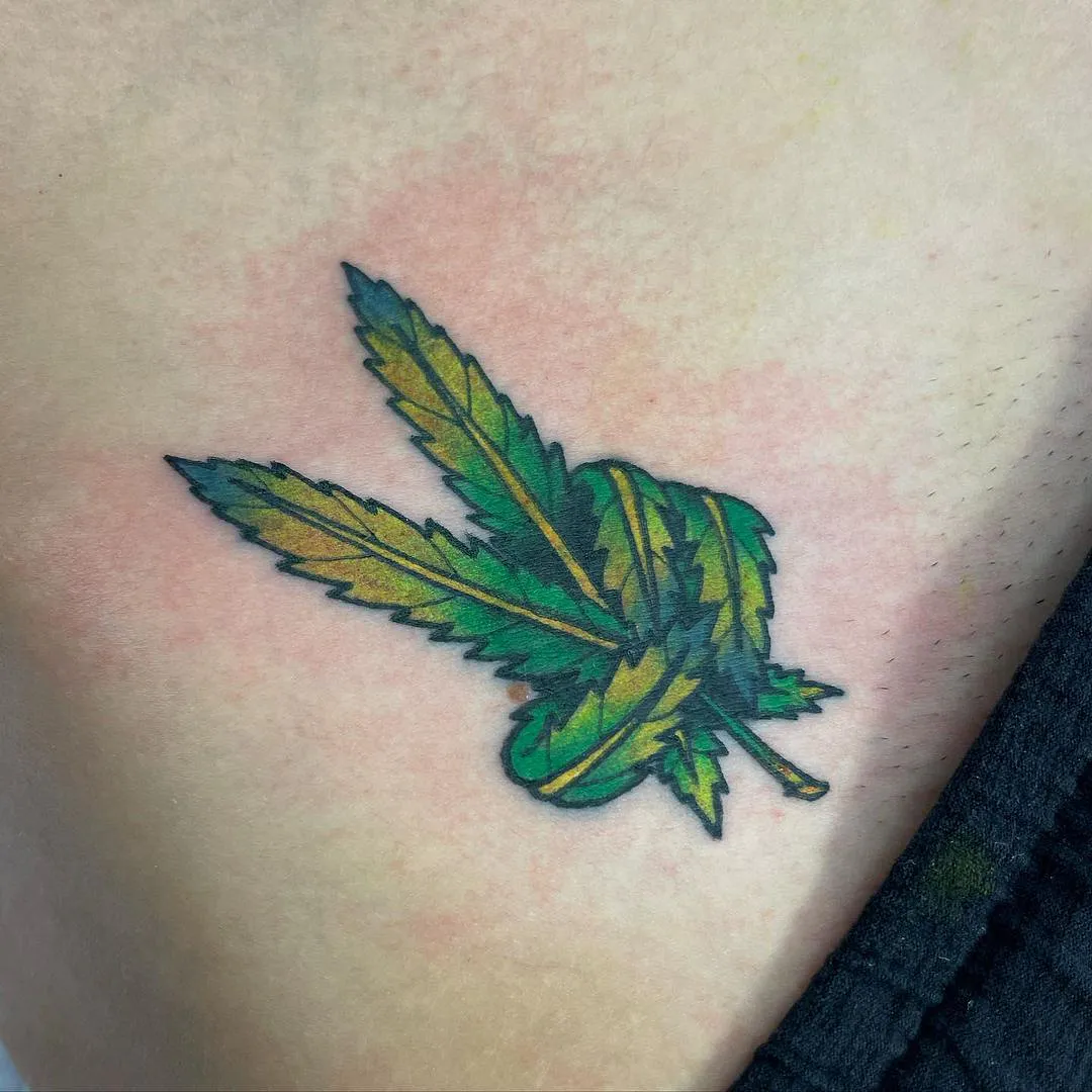 choosing the right placement for weed tattoos for men