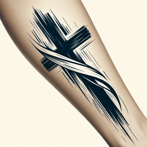 Christian thigh tattoos for men 0018