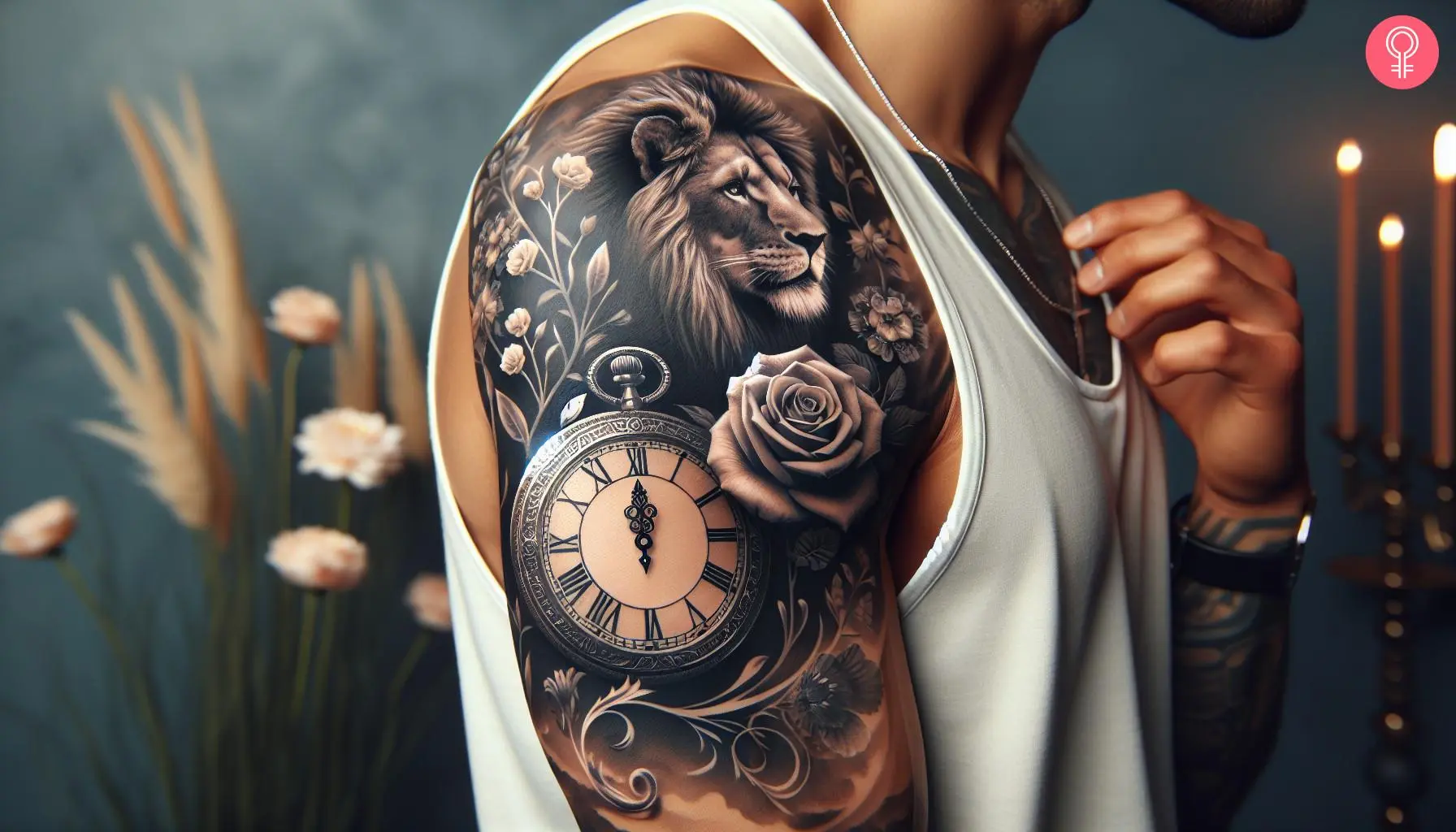 clock inner forearm tattoos for men 0018