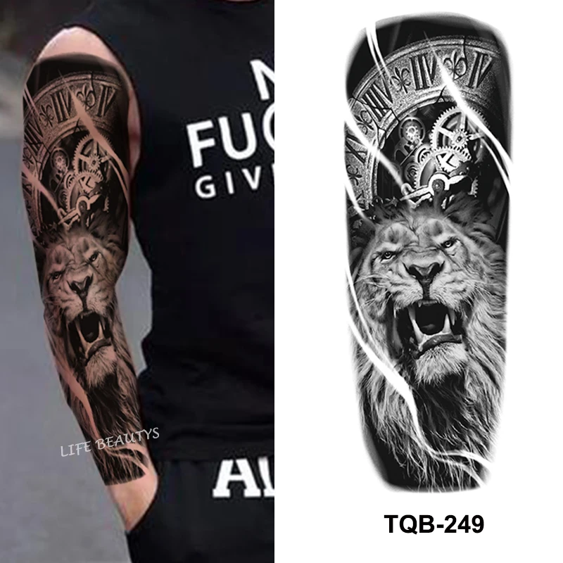 clock inner forearm tattoos for men 0035