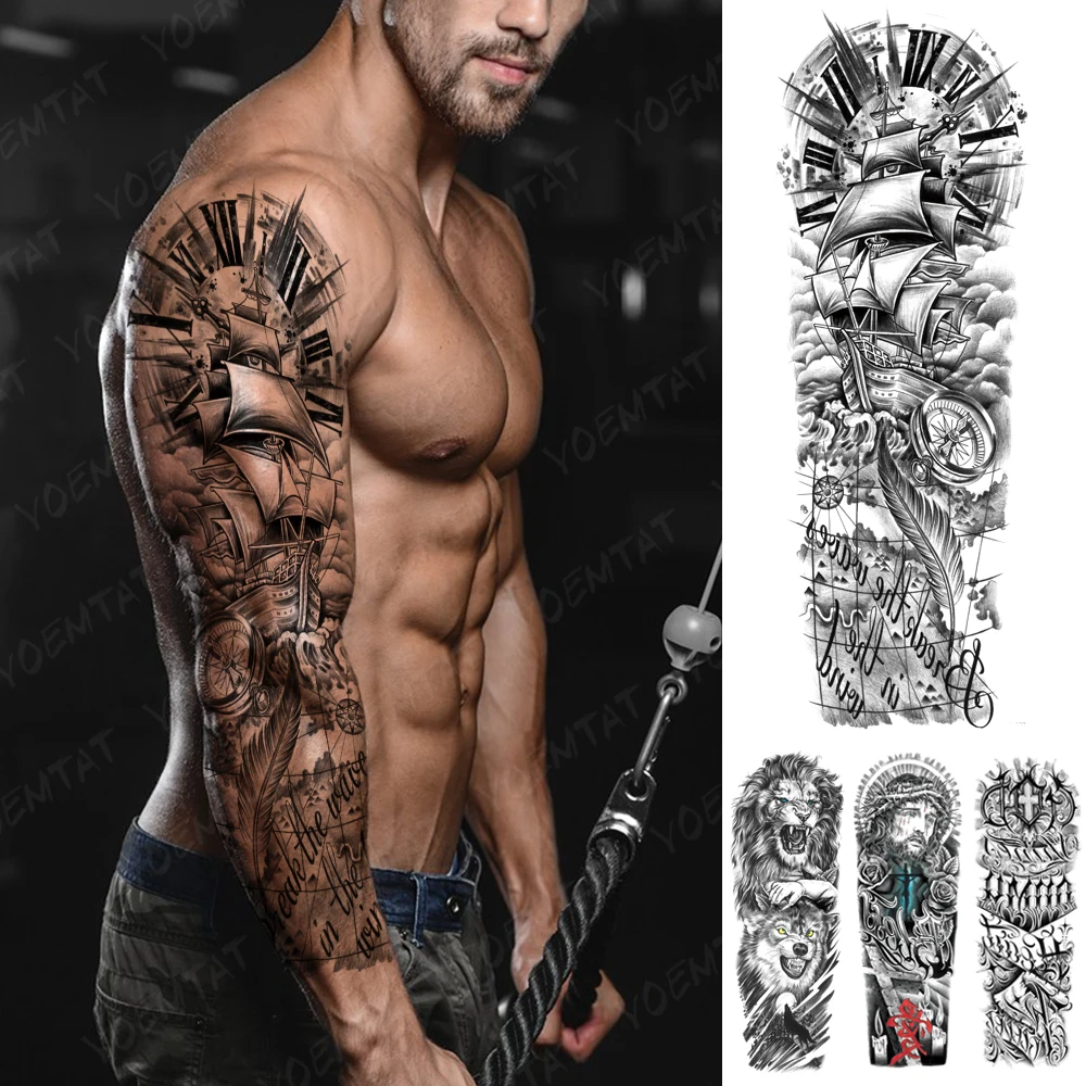 clock inner forearm tattoos for men 0073