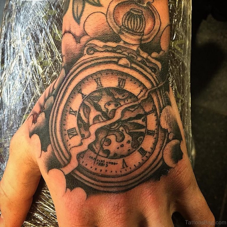 clock tattoos for men 0049