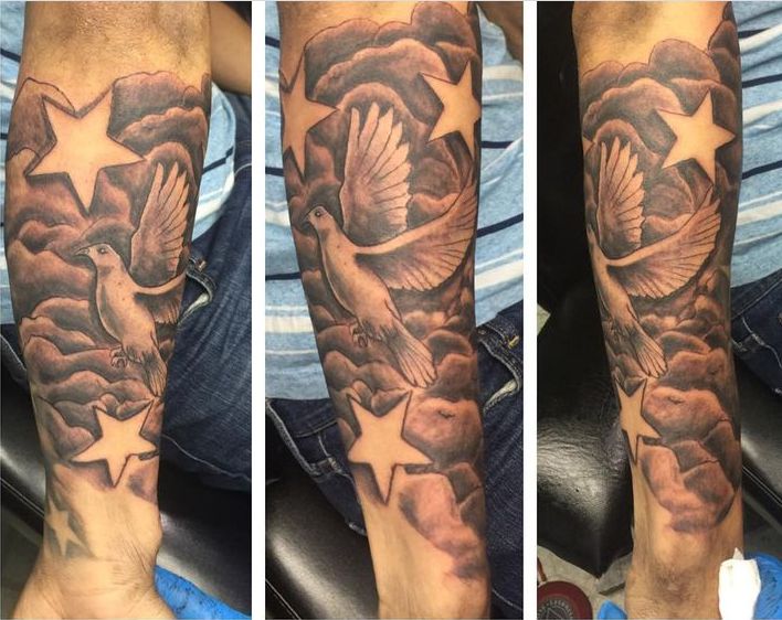 cloud tattoos for men 0049