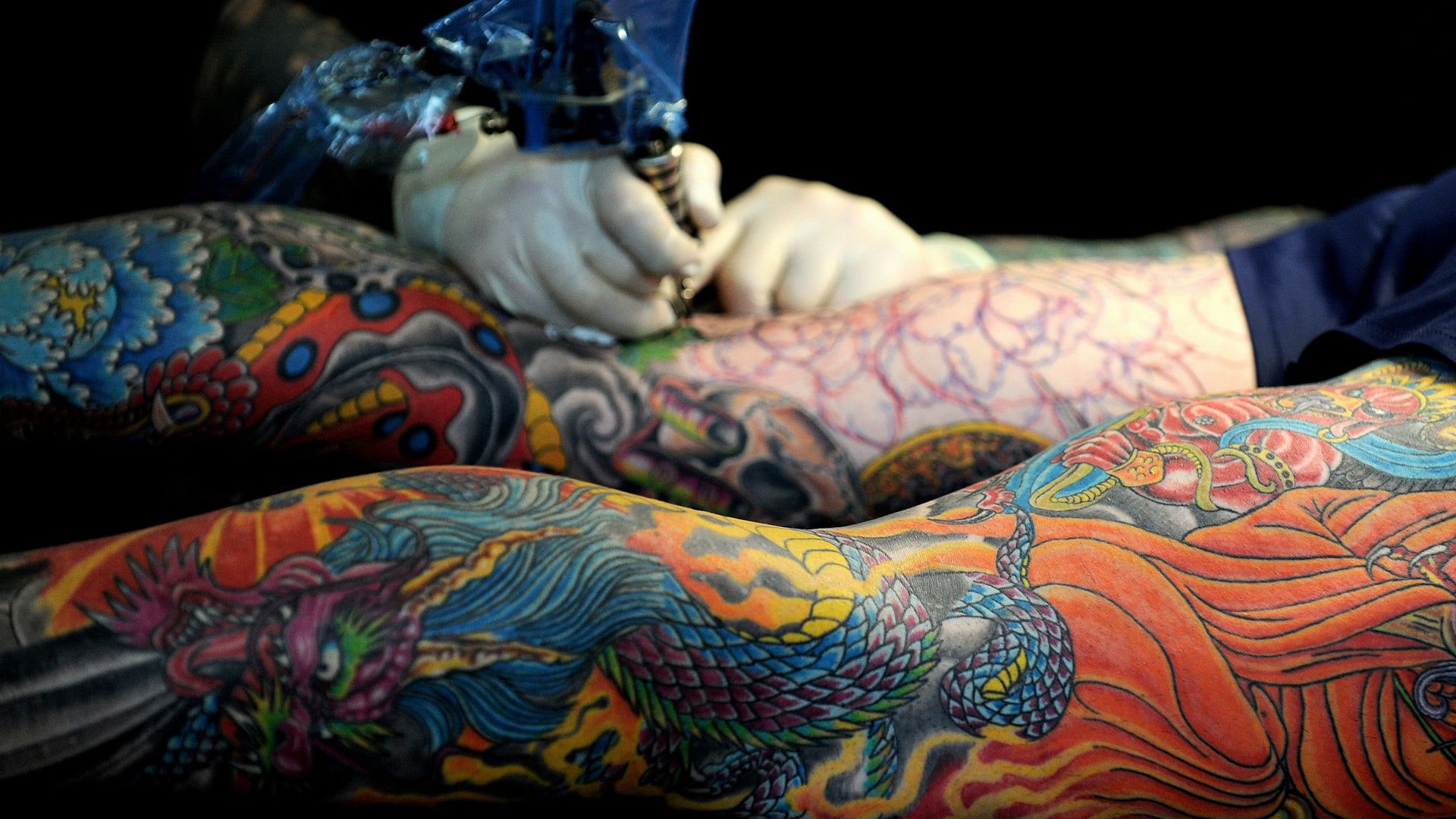 colorful sleeve tattoos for men 0032