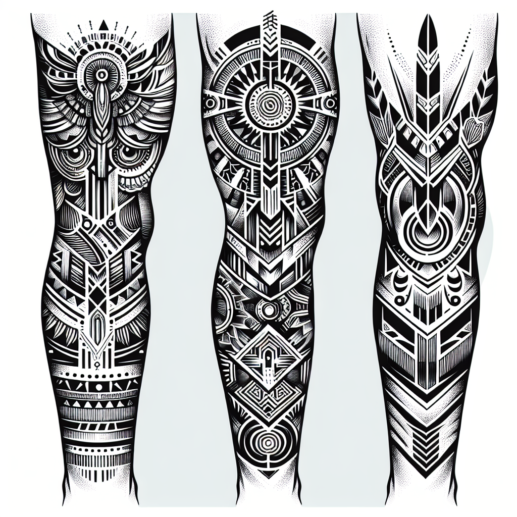 colorful sleeve tattoos for men 0046