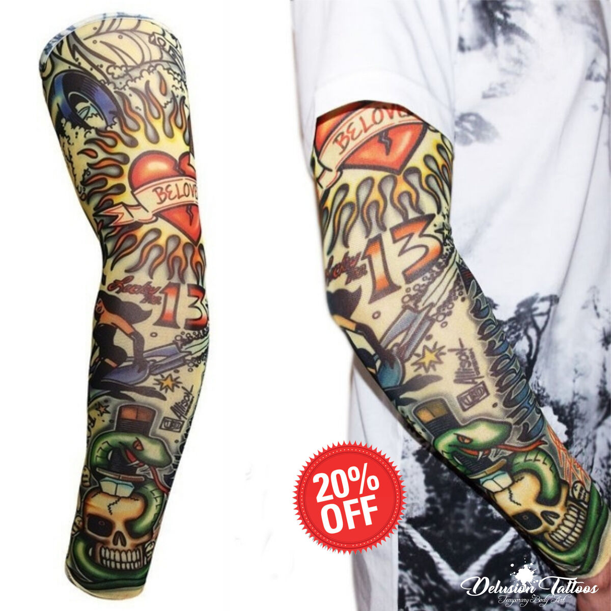 colorful sleeve tattoos for men 0057