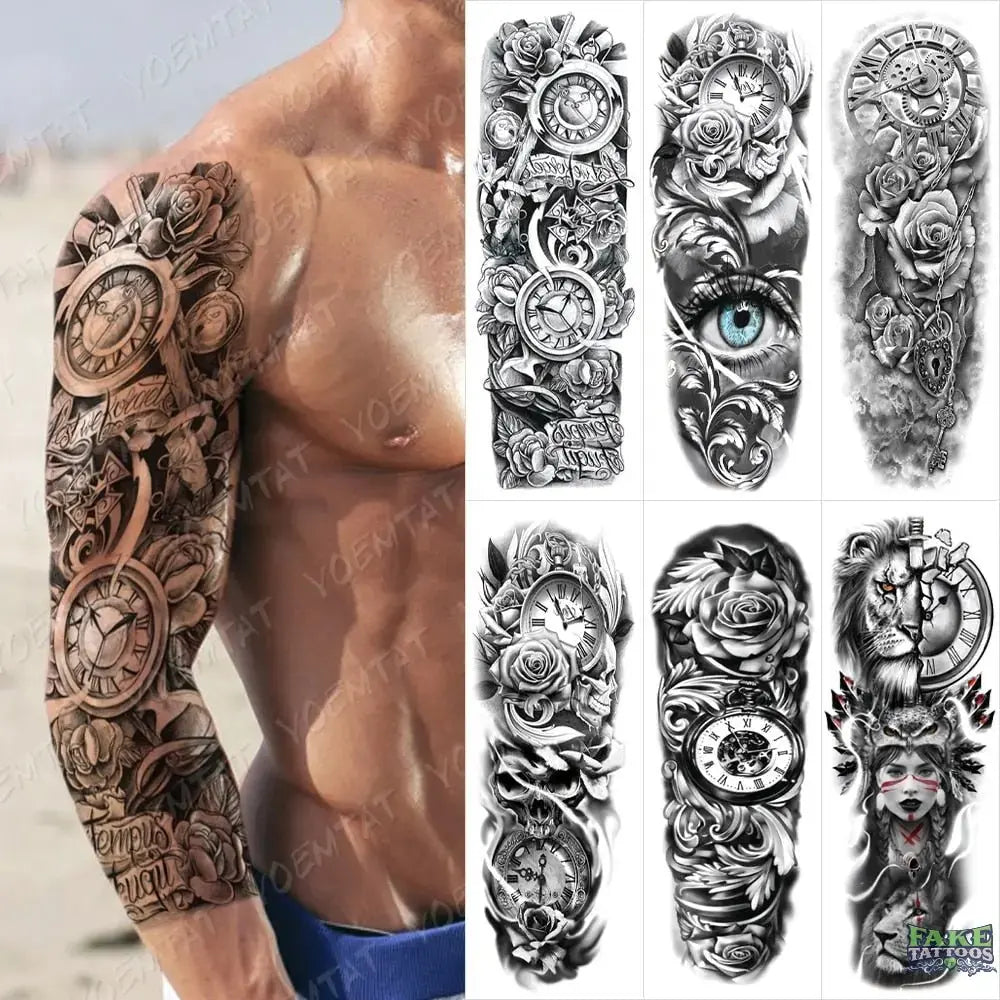 colorful sleeve tattoos for men 0060