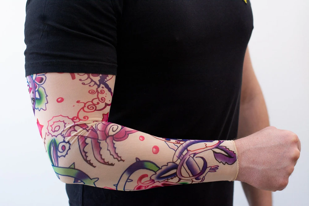 colorful sleeve tattoos for men 0063