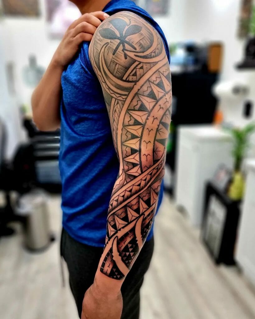 colorful sleeve tattoos for men 0086