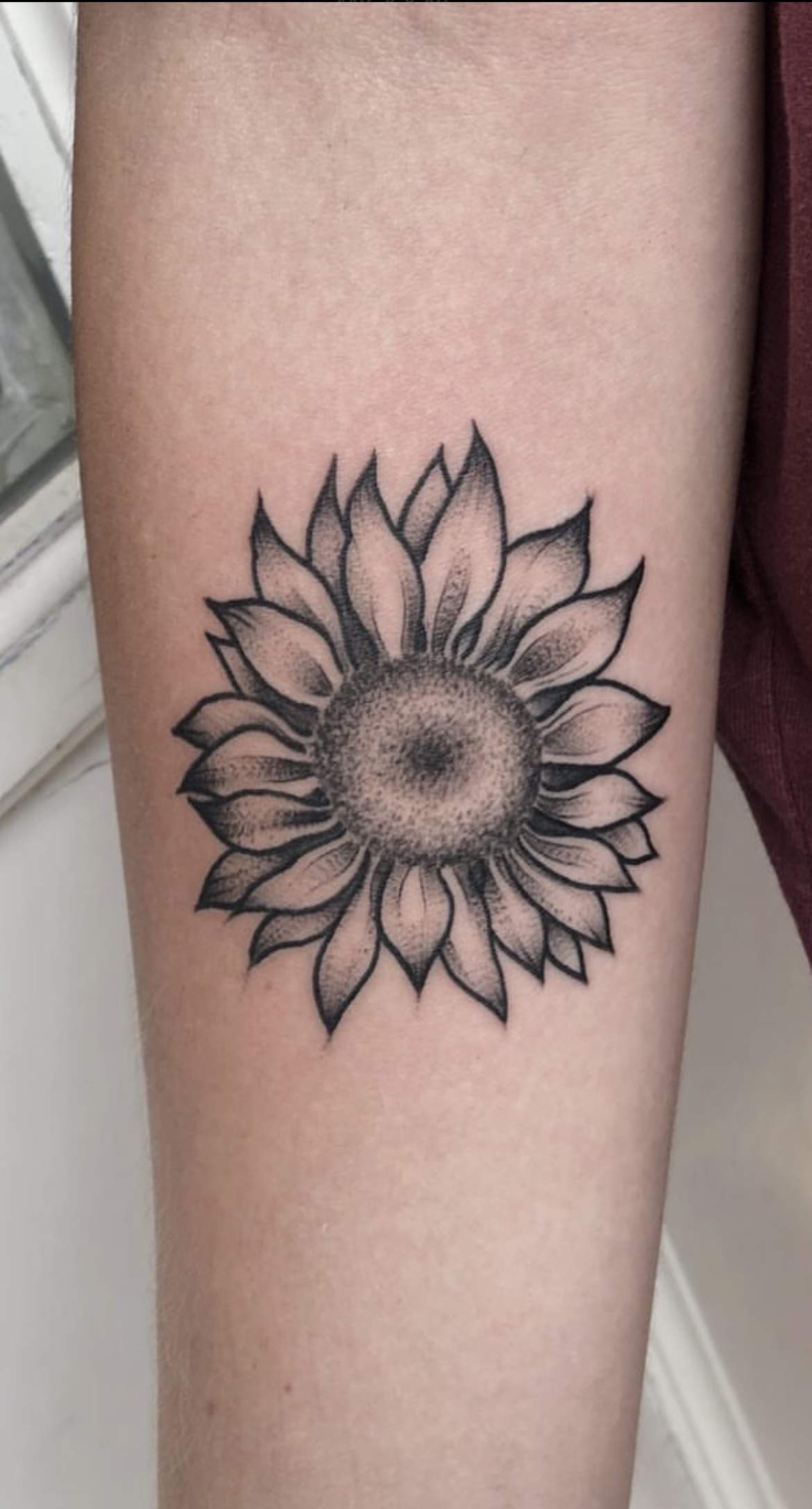 colorful sunflower tattoos for men