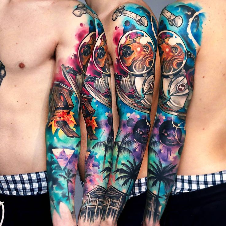 colorful tattoos for men 0018