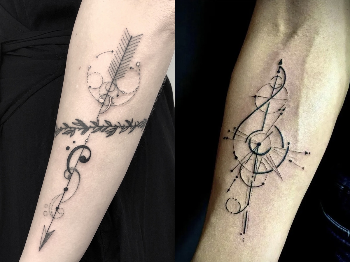 compass forearm tattoos for men 0058