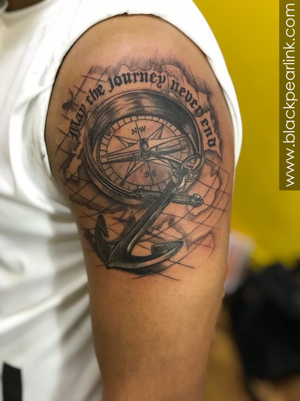 compass tattoo designs for men