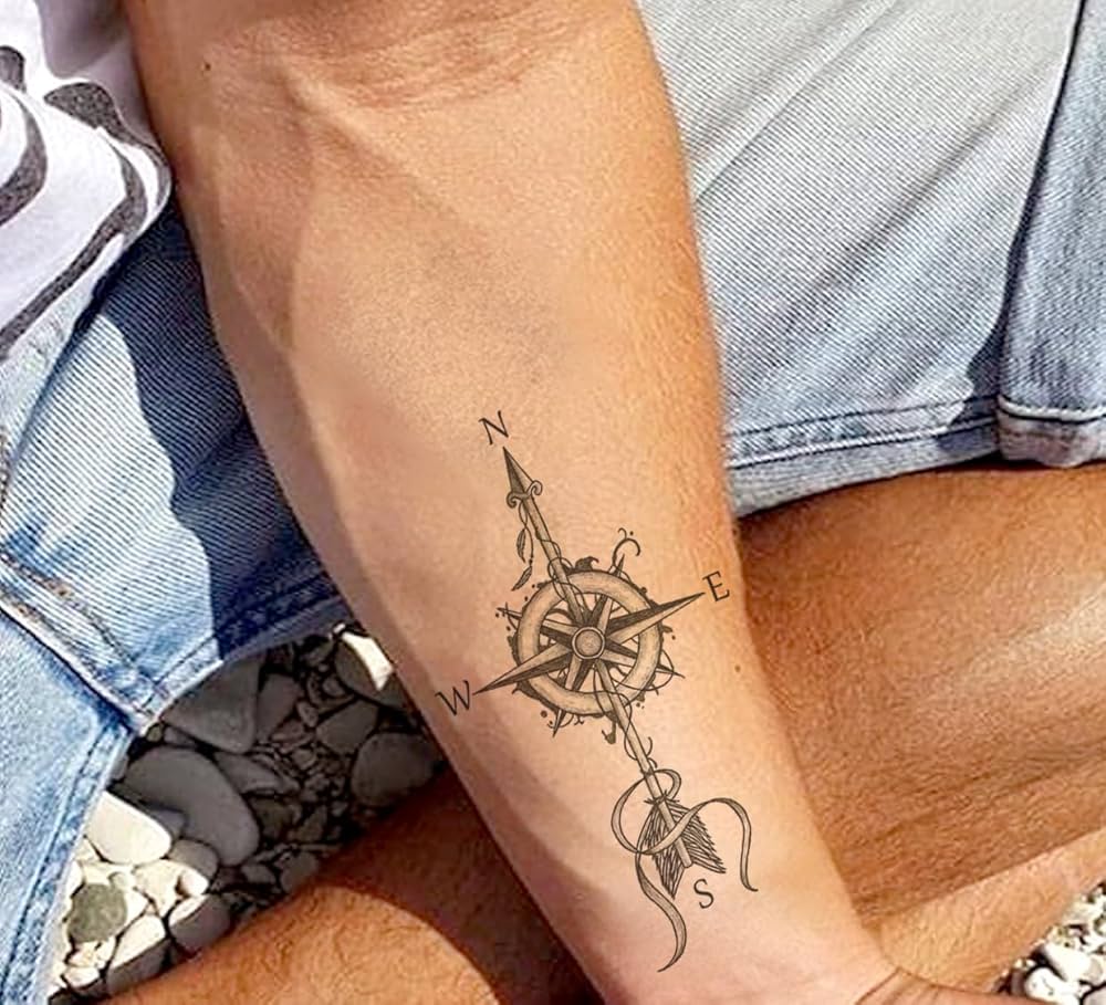 compass tattoos for men 0032