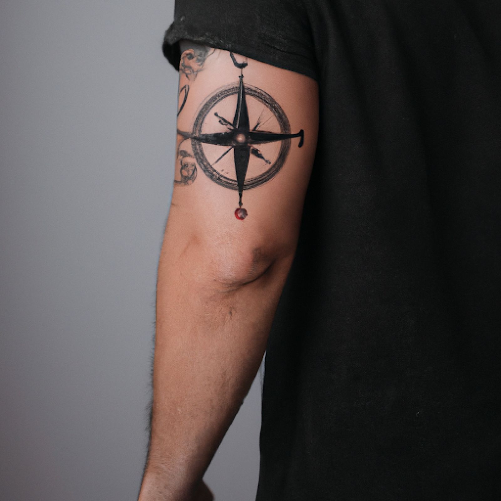 compass tattoos for men 0041